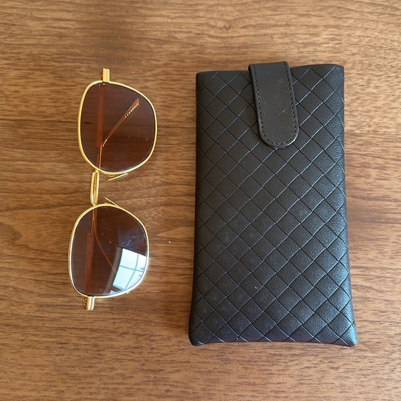 Bottega Veneta round metal sunglasses - Picture 8 of 9